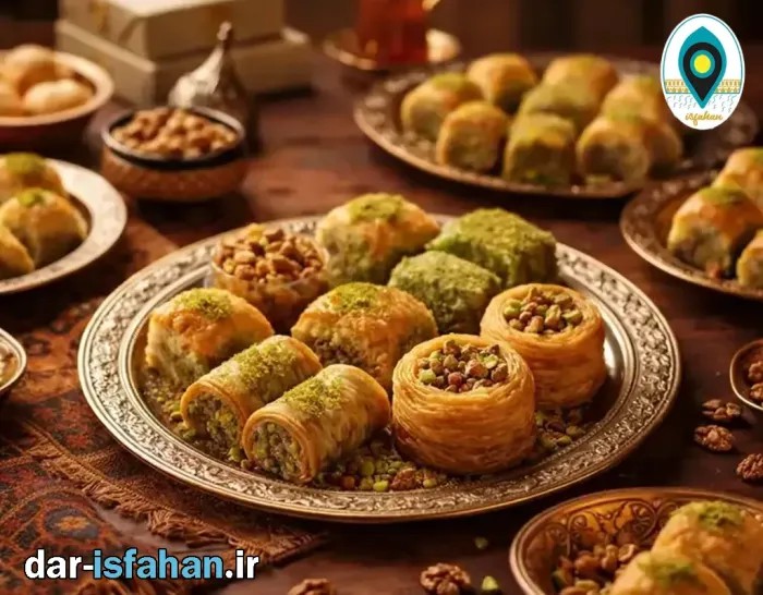بهترین باقلوا فروشی های در اصفهان